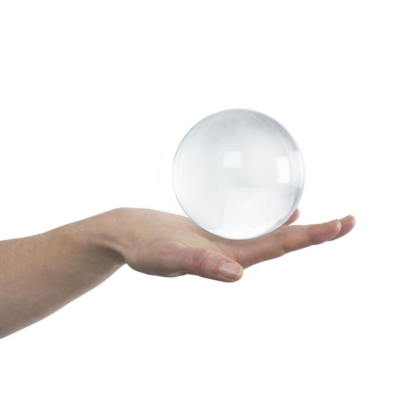 Dawson Juggling DSJUGGLING Clear Acrylic Contact Juggling Ball - Approx. 2.75" - 70mm - Image 3